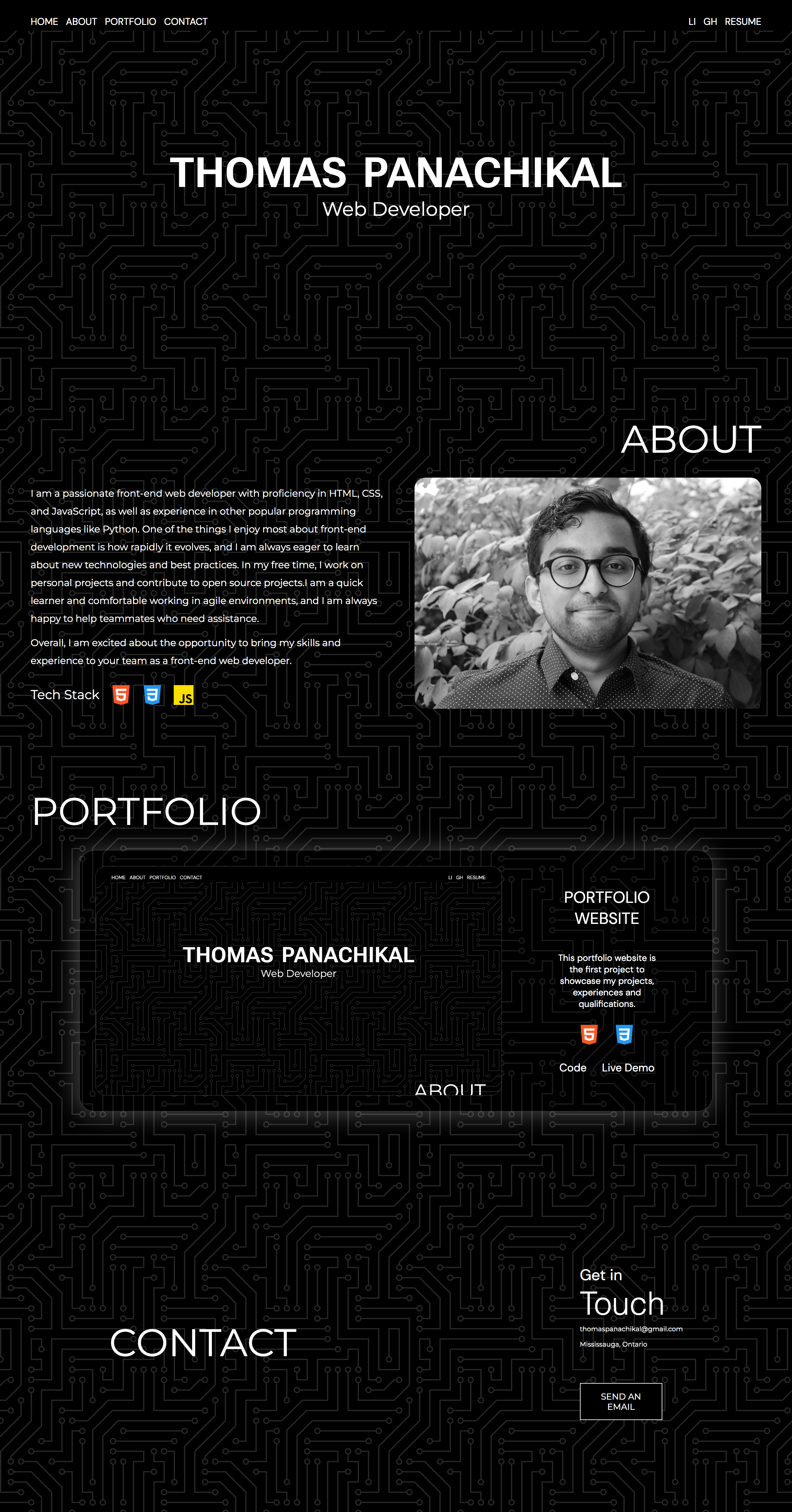 current website fullscreen picture